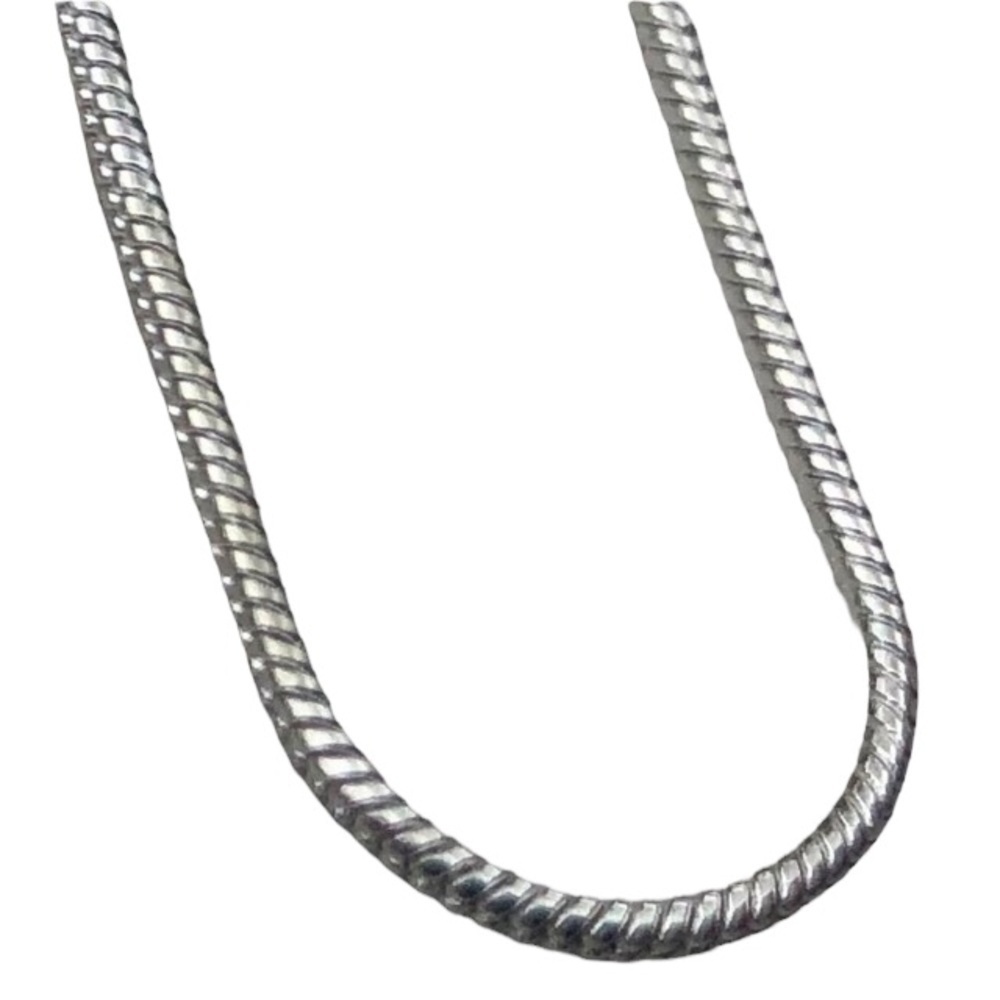 18" - 30" Sterling Silver Snake Chain Silver Chains .925 Chains Cable​​​…